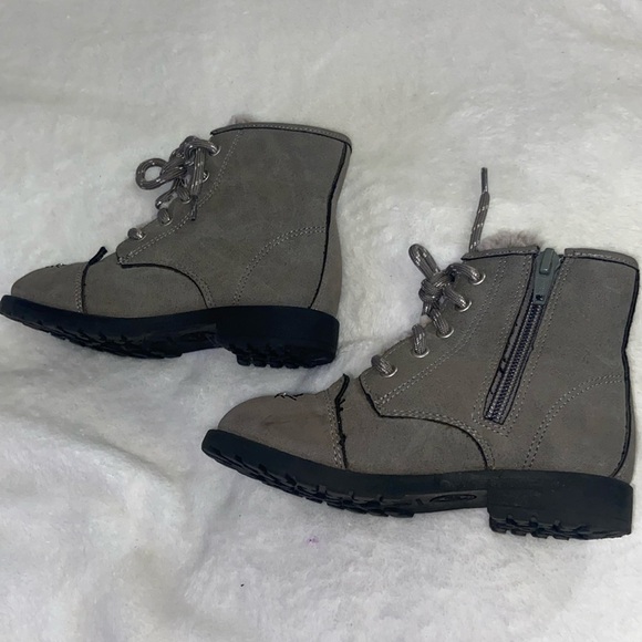 Wonder Nation Critter Cutie Lace-up Moto Boot - Picture 3 of 8